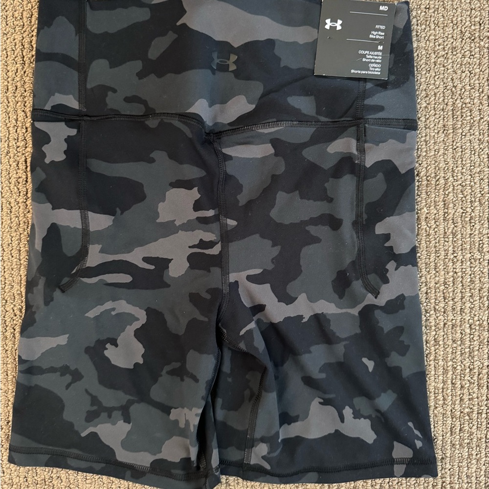UNDER ARMOUR UA Meridian 7" Bike Shorts, Medium